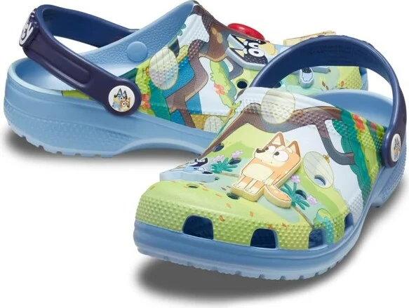 Crocs Kids Bluey Classic Clogs, Multi, J4 - Image 2