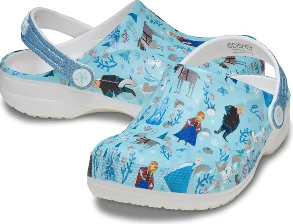 Crocs Kids Disney Frozen Baya Clogs, Multi, C11 - Image 2