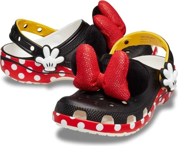 Crocs Kids Disney Minnie Mouse Classic Clogs, Multi, J4 - Image 2