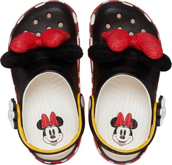 Crocs Kids Disney Minnie Mouse Classic Clogs, Multi, J4