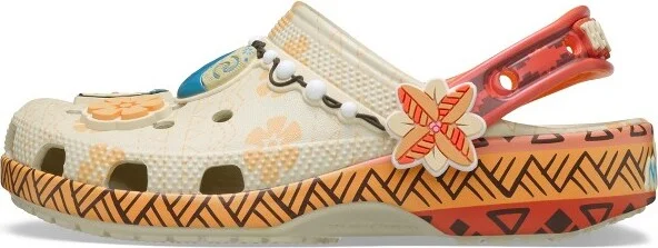 Crocs Kids Disney Moana Classic Clogs, Multi, C12 - Image 2