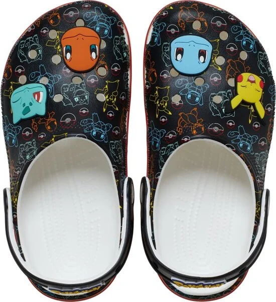 Crocs Kids Pokemon Classic Clogs, Multi, C12