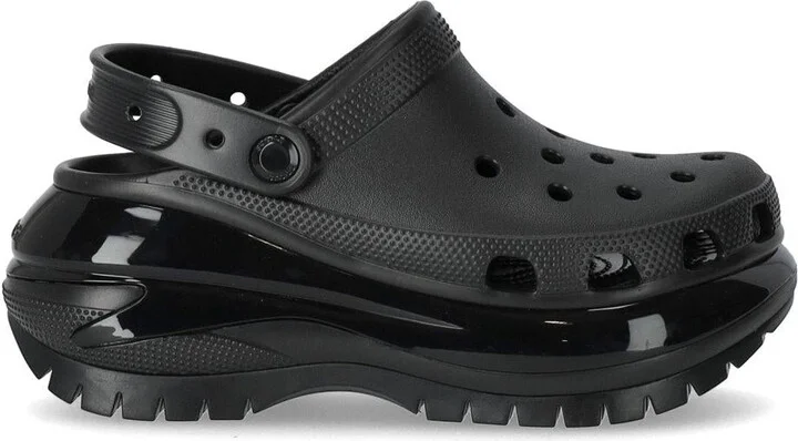 Crocs Mega Crush Black Clog