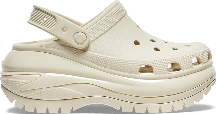 Crocs Mega Crush Clog Shoes Bone : Men's 10 - Women's 12 Medium, EVA - Image 6