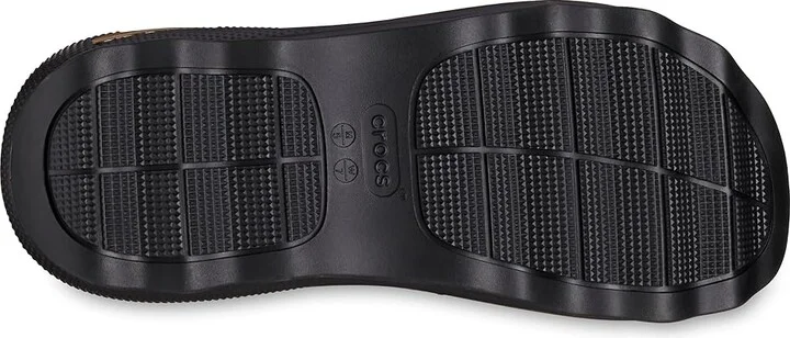 Crocs Mega Crush Triple Strap Sandal Sandals Black/Gold Metallic : Men's 8 - Women's 10 Medium, Synthetic - Image 3