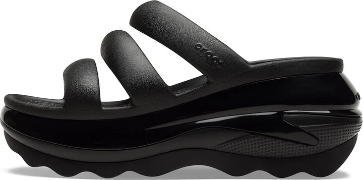 Crocs Mega Crush Triple Strap Sandal Sandals Black : Men's 6 - Women's 8 Medium, Synthetic - Image 5