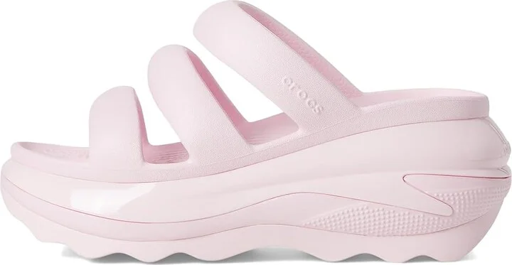 Crocs Mega Crush Triple Strap Sandal Sandals Pink Milk : Men's 8 - Women's 10 Medium, Synthetic - Image 6