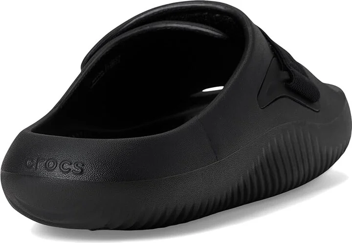 Crocs Mellow Luxe Recovery Slide Shoes Black : Men's 5 - Women's 7 Medium, Synthetic - Image 4