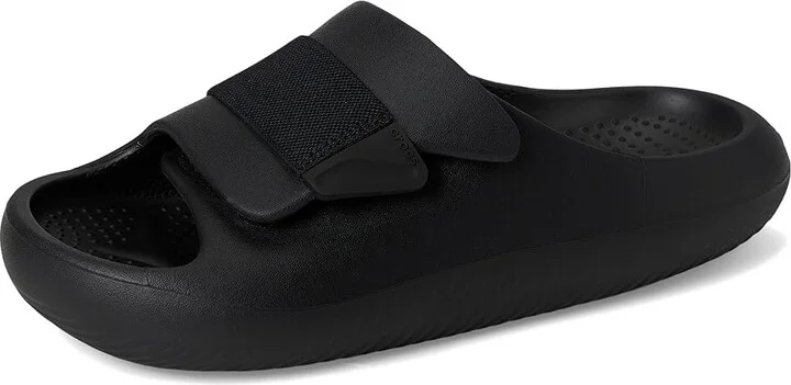 Crocs Mellow Luxe Recovery Slide Shoes Black : Men's 5 - Women's 7 Medium, Synthetic - Image 5