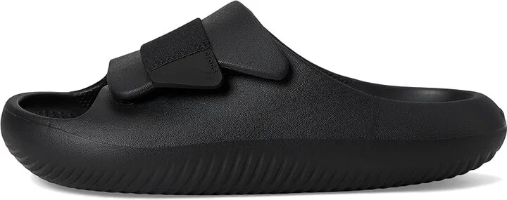 Crocs Mellow Luxe Recovery Slide Shoes Black : Men's 5 - Women's 7 Medium, Synthetic - Image 6