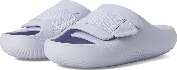 Crocs Mellow Luxe Recovery Slide Shoes Purple Moon : Men's 5 - Women's 7 Medium, Synthetic