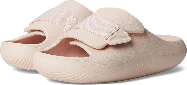 Crocs Mellow Luxe Recovery Slide Shoes Quartz : Men's 2 - Women's 4 Medium, Synthetic