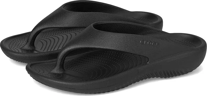 Crocs Mellow Recovery Flip Flop Women's Sandals Black : 6 M, Synthetic