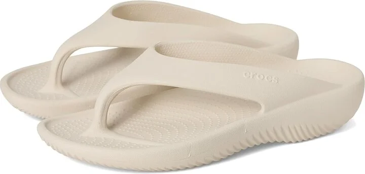 Crocs Mellow Recovery Flip Flop Women's Sandals Stucco : 4 M, Synthetic