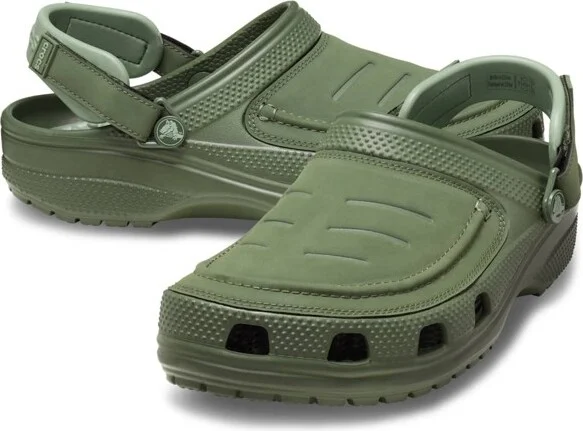 Crocs Men's Yukon Vista II LiteRide Clogs, Black/Slate Grey, M7 - Image 3
