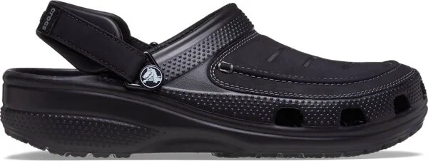 Crocs Men's Yukon Vista II LiteRide Clogs, Black/Slate Grey, M7