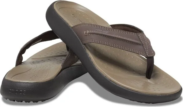 Crocs Men's Yukon Vista II LiteRide Flip Flop Sandals, Black, M7 - Image 3