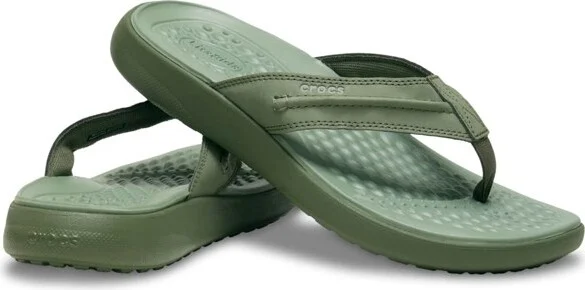 Crocs Men's Yukon Vista II LiteRide Flip Flop Sandals, Black, M7 - Image 5