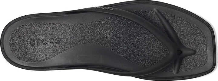 Crocs Miami Flip Flops Women's Sandals Black : 4 M, Synthetic - Image 2