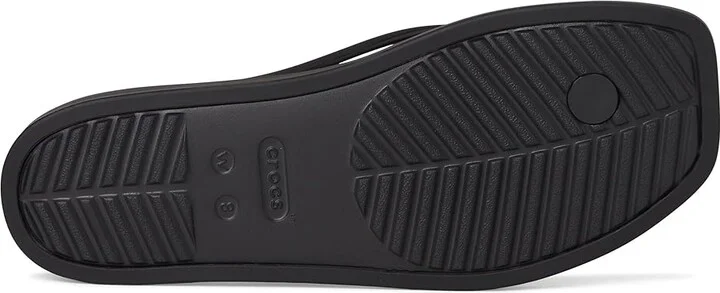 Crocs Miami Flip Flops Women's Sandals Black : 4 M, Synthetic - Image 3