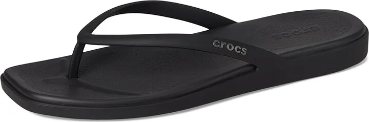 Crocs Miami Flip Flops Women's Sandals Black : 4 M, Synthetic - Image 5