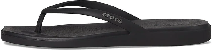 Crocs Miami Flip Flops Women's Sandals Black : 4 M, Synthetic - Image 6