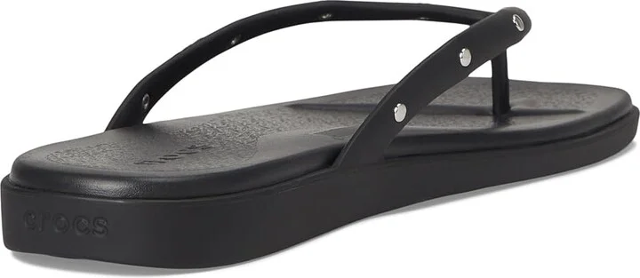 Crocs Miami Flip Flops Women's Sandals Black Studs : 6 M, Synthetic - Image 4