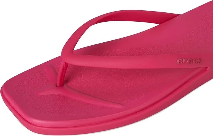 Crocs Miami Flip Flops Women's Sandals Dragon Fruit : 5 M, Synthetic - Image 7