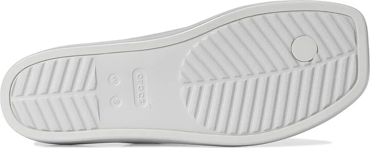 Crocs Miami Flip Flops Women's Sandals Silver : 8 M, Synthetic - Image 3