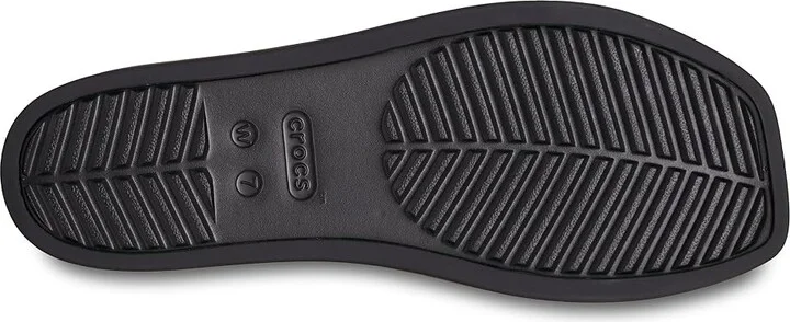 Crocs Miami Slide Sandals Women's Sandals Metallic Black : 11 M, Rubber/Synthetic - Image 3