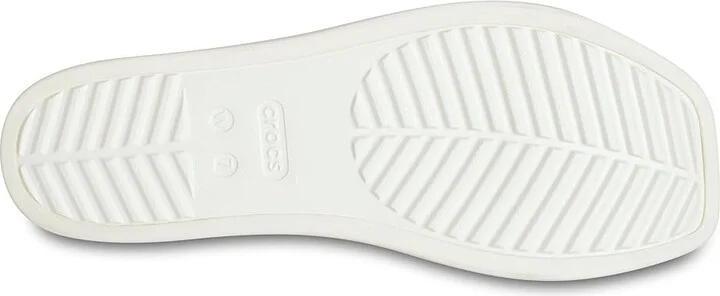 Crocs Miami Slide Sandals Women's Sandals Metallic Chalk : 7 M, Rubber/Synthetic - Image 3