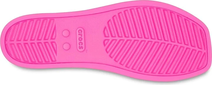Crocs Miami Slide Women's Sandals Pink Crush : 8 M, Synthetic - Image 3