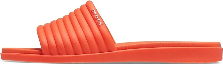 Crocs Miami Slide Women's Sandals Pink Crush : 8 M, Synthetic - Image 10
