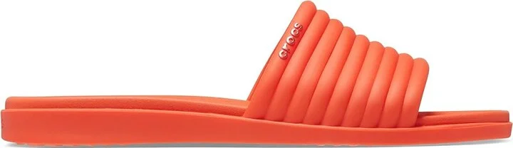 Crocs Miami Slide Women's Sandals Pink Crush : 8 M, Synthetic - Image 11