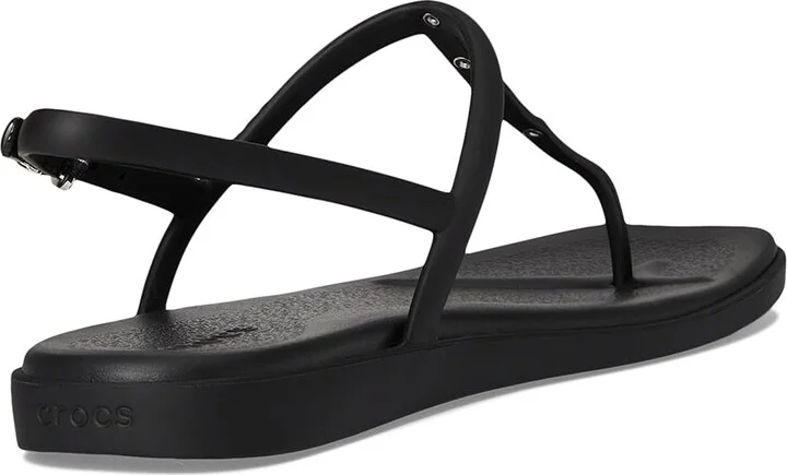 Crocs Miami Thong Sandal Women's Sandals Black Studs : 6 M, Synthetic - Image 4