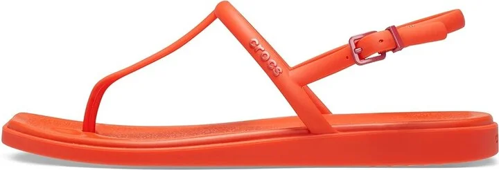 Crocs Miami Thong Sandal Women's Sandals Lava : 6 M, Synthetic - Image 5