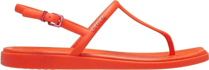 Crocs Miami Thong Sandal Women's Sandals Lava : 6 M, Synthetic - Image 6