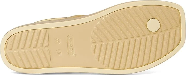 Crocs Miami Thong Sandal Women's Sandals Metallic Gold : 6 M, Synthetic - Image 3