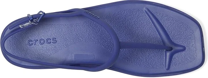 Crocs Miami Thong Sandal Women's Sandals Sapphire : 4 M, Synthetic - Image 2