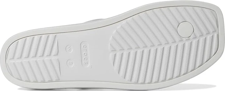 Crocs Miami Thong Sandal Women's Sandals Silver : 8 M, Synthetic - Image 3
