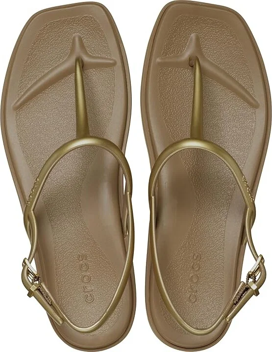 Crocs Miami Thong Sandals Women's Sandals Sepia Metallic : 9 M, Rubber/Synthetic - Image 2