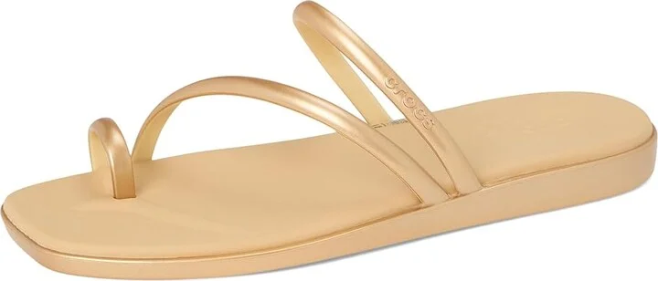 Crocs Miami Toe Loop Sandal Women's Sandals Metallic Gold : 6 M - Image 5