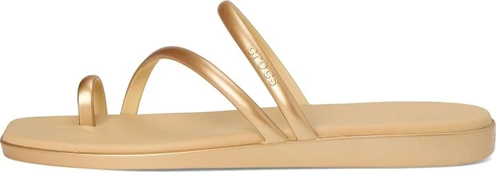 Crocs Miami Toe Loop Sandal Women's Sandals Metallic Gold : 6 M - Image 6