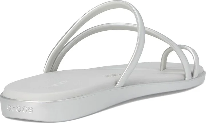 Crocs Miami Toe Loop Sandal Women's Sandals Metallic Silver : 9 M - Image 4
