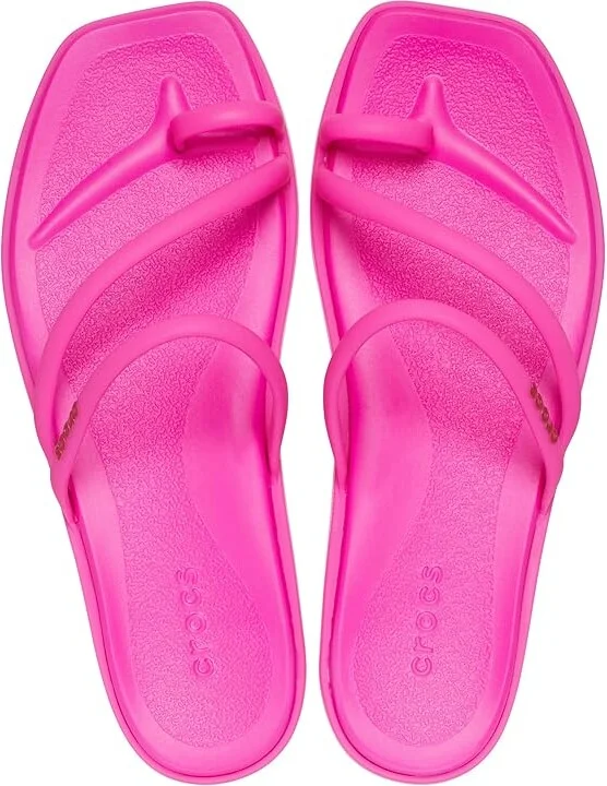 Crocs Miami Toe Loop Sandal Women's Sandals Pink Crush : 6 M - Image 2