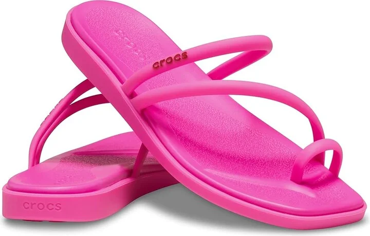 Crocs Miami Toe Loop Sandal Women's Sandals Pink Crush : 6 M