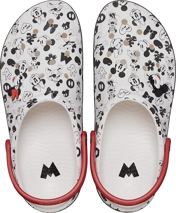 Crocs Mickey Court Clog Shoes White : Men's 2 - Women's 4 Medium, EVA/Rubber - Image 2