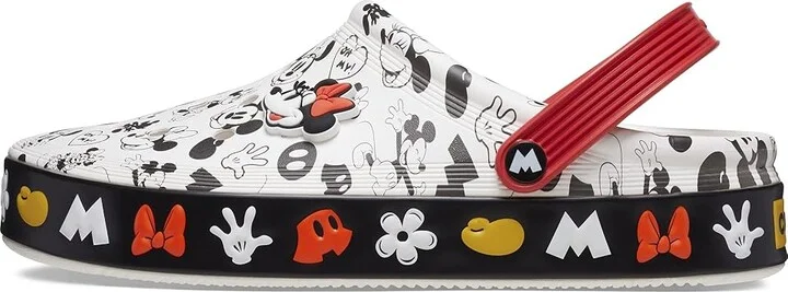 Crocs Mickey Court Clog Shoes White : Men's 2 - Women's 4 Medium, EVA/Rubber - Image 6