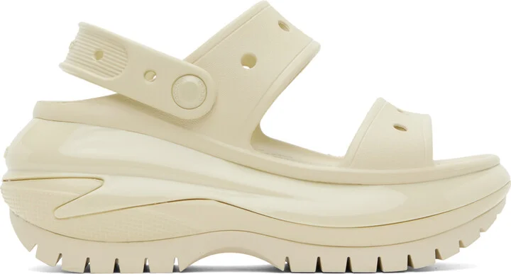 Crocs Off-White Mega Crush Sandals