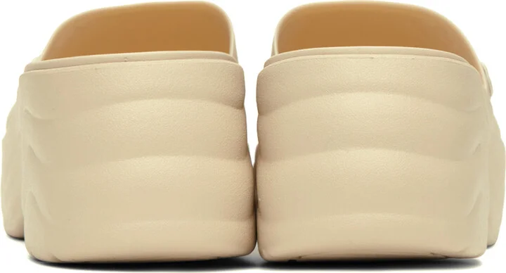 Crocs Off-White Skyline Slides - Image 2